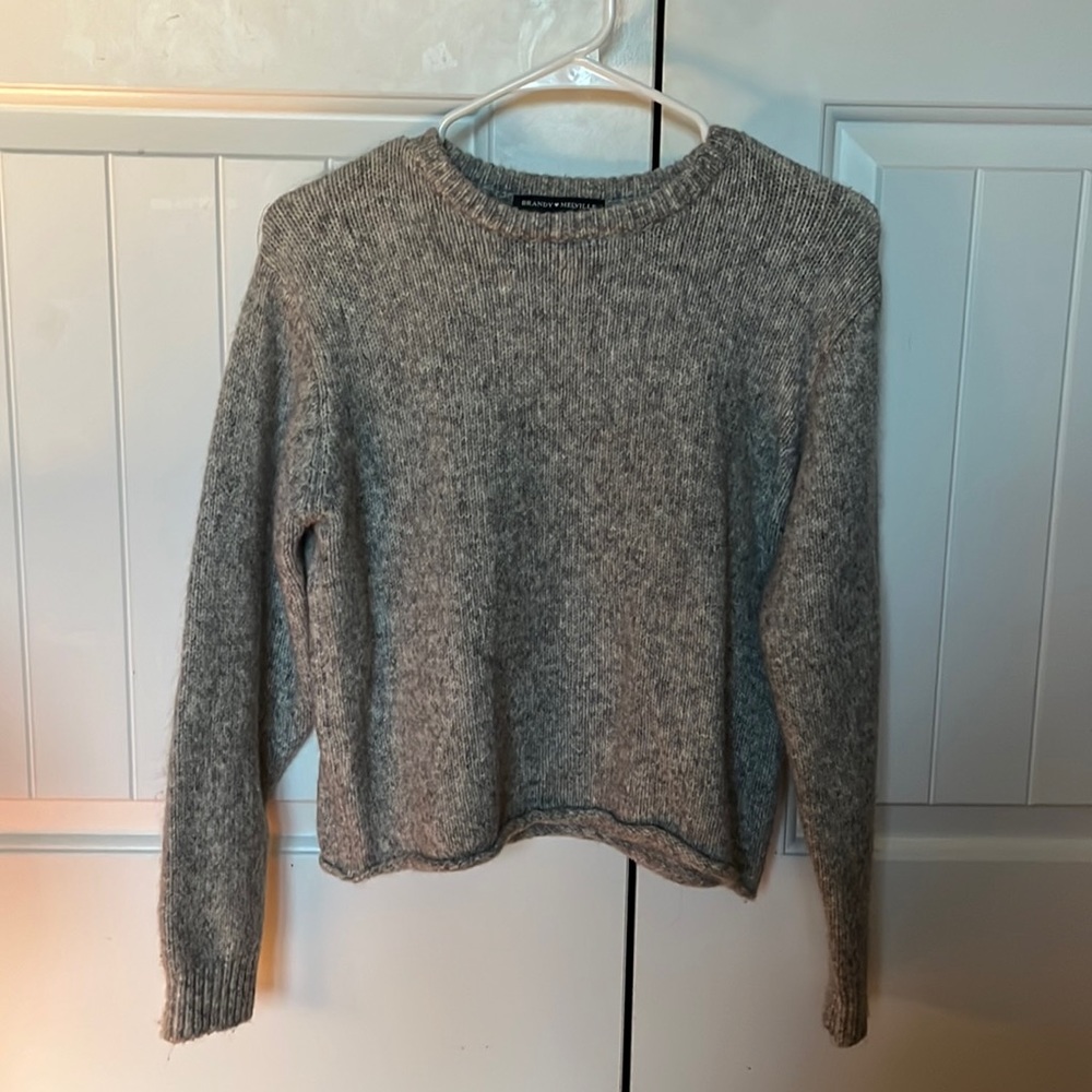 Brandy Melville gray sweater, one size